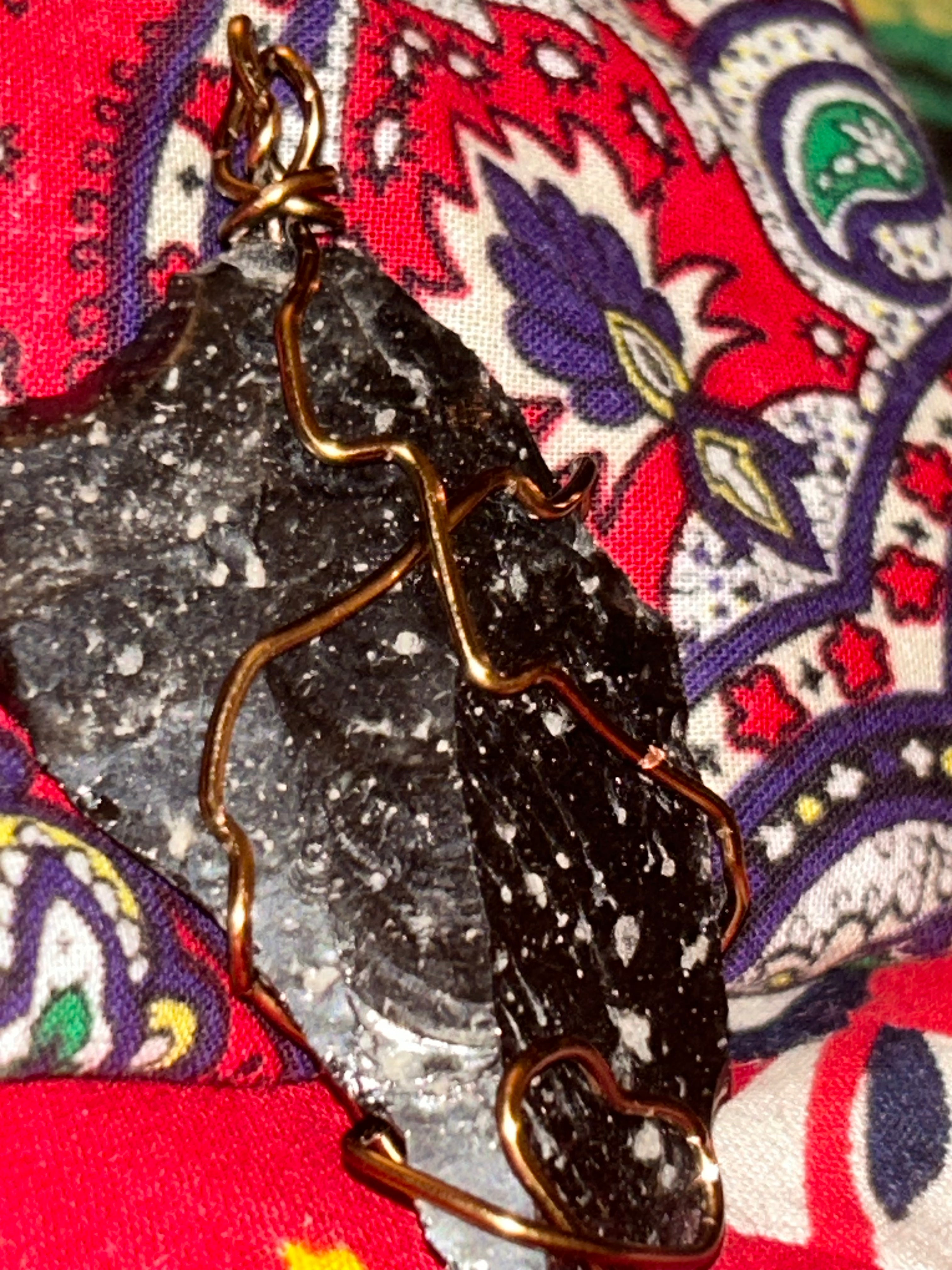 Raw Obsidian Protection Pendant